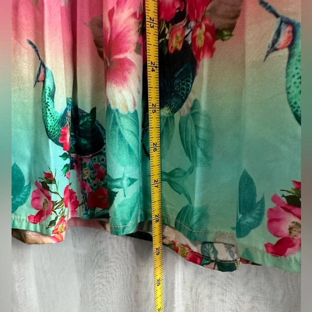 Hell Bunny Peacock skirt L - Picture 6 of 7